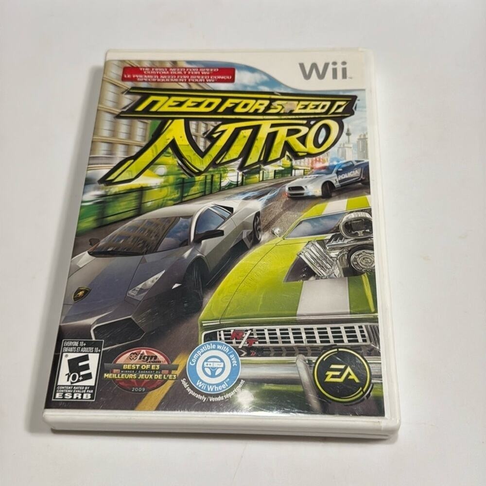Nintendo Wii Need for Speed Nitro USED